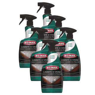 WEIMAN® Granite Cleaner and Polish, Citrus Scent, 24 oz Spray Bottle, 6/Carton (WMN109)