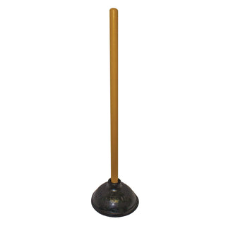 Impact® Toilet/Drain Plunger, 20" Wood Handle, 6" dia (IMP9201)