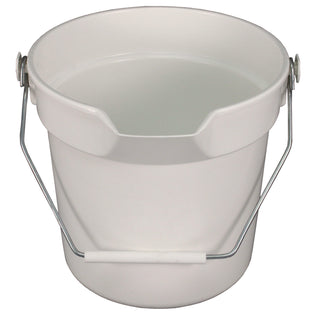 Impact® Deluxe Heavy-Duty Bucket, Gray, Polypropylene, 10qt, 10 5/8dia x 10 1/4h (IMP5510)