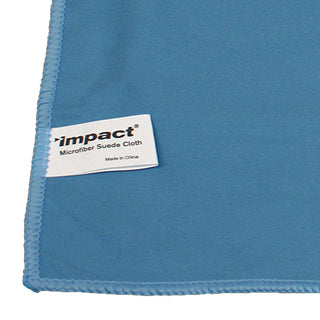 Impact® Lightweight Microfiber Cloths, 16 x 16, Blue, 12/Pack, 18 Packs/Carton (IMPLFK100)