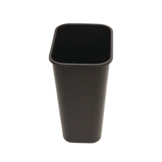 Impact® Soft-Sided Wastebasket, Rectangular, Polyethylene, 41 qt, Black (IMP77035)