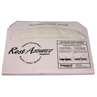 Impact® Rest Assured Seat Covers, 250/Pack, 20 Packs/Carton (IMP25177673)