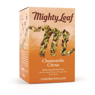 Mighty Leaf® Tea Whole Leaf Tea Pouches, Chamomile Citrus, 15/Box (PEE510136)