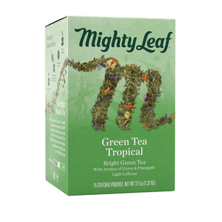 Mighty Leaf® Tea Whole Leaf Tea Pouches, Green Tea Tropical, 15/Box (PEE510138)