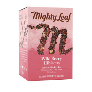 Mighty Leaf® Tea Whole Leaf Tea Pouches, Wild Berry Hibiscus, 15/Box (PEE510144)