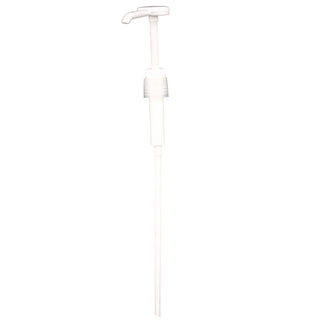 Impact® Economy Plastic Dispensing Pump with Senior Rieke Adapter for 5-gal Pails and 38 mm Screwcap for 1 gal Jugs, White (IMP904AEA)