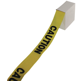Impact® Site Safety Barrier Tape, "Caution" Text, 3" x 1000ft, Yellow/Black (IMP7328)