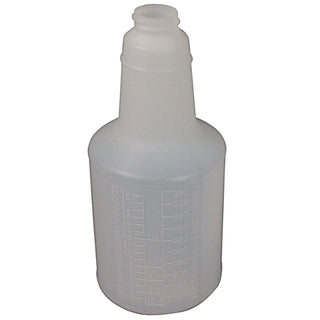 Impact® Plastic Bottles with Graduations, 24 oz, Clear, 24/Carton (IMP5024WG2491)