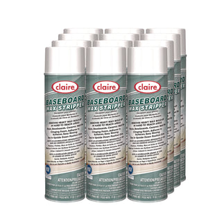 Claire® Baseboard Wax Stripper, Pine Scent, 19 oz Aerosol Spray, 12/Carton (CGC856)