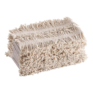 Rubbermaid® Commercial Cut To Length Dust Mops, Cotton, White, Cut-End, 5 x 40 Ft, 1 Box (M150WH)