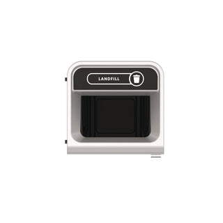Rubbermaid® Commercial Configure Indoor Recycling Waste Receptacle, Landfill, 23 gal, Metal, Gray (RCP1961621)