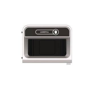 Rubbermaid® Commercial Configure Indoor Recycling Waste Receptacle, 33 gal, Metal, Gray (RCP1961628)