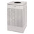 Rubbermaid® Commercial Designer Line Silhouettes Waste Receptacle, 20 gal, Steel, Silver Metallic (RCPSC18EPLSM)
