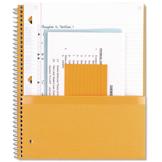Five Star® Wirebound Notebook, 3 Subjects, College Rule, Assorted Color Covers, 11 x 8.5, 150 Sheets (MEA06210)