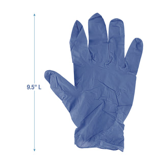 Boardwalk® Disposable General-Purpose Nitrile Gloves, Large, Blue, 4 mil, 100/Box (BWK380LBXA)