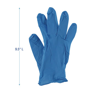 Boardwalk® Disposable General-Purpose Powder-Free Nitrile Gloves, Large, Blue, 5 mil, 100/Box (BWK395LBXA)