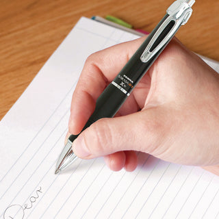 Zebra® GR8 Retractable Gel Pen, Medium 0.7mm, Black Ink, Black/Silver Barrel, Dozen (ZEB42610)