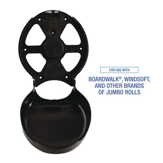 Boardwalk® Single Jumbo Toilet Tissue Dispenser, 11 x 6.25 x 12.25, Black (BWK1519)