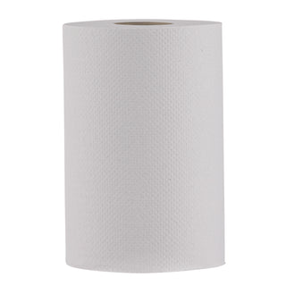 Boardwalk® Hardwound Paper Towels, 8" x 350', White, 1-Ply,12 Rolls/Case, 4200' per case (6250BW)