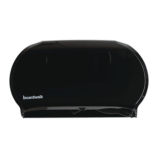 Boardwalk® Jumbo Twin Toilet Tissue Dispenser, 20.25 x 6 x 12.25, Black (BWK1529)