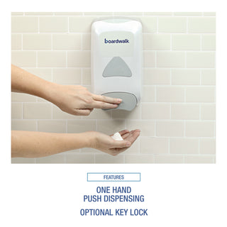 Boardwalk® Soap Dispenser, 1,250 mL, 6.1 x 10.6 x 5.1, Gray (BWK8350)