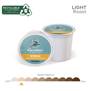 Caribou Coffee® Daybreak Morning Blend Coffee K-Cups, 24/Box (GMT6994)