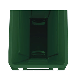 Rubbermaid® Commercial Slim Jim Plastic Recycling Container with Venting Channels, 23 gal, Plastic, Green (RCP354007GN)