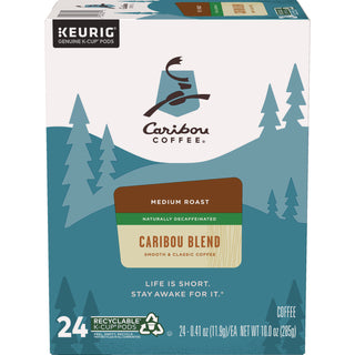 Caribou Coffee® Caribou Blend Decaf Coffee K-Cups, 24/Box (GMT6995)