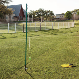 Champion Sports Tether Tennis Game Set, Two Paddles, Two Tennis Balls (CSITTGAME)