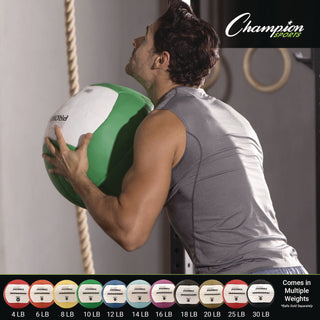 Champion Sports Rhino Promax Medicine Ball, 25 lb, Red (CSIRPX25)
