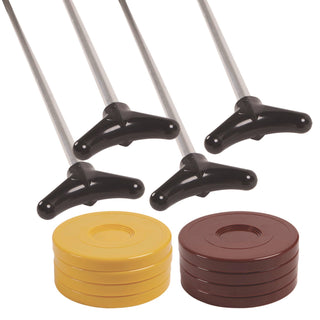Champion Sports Shuffleboard Set, 4 Cues, 8 Pucks (CSISBA10)