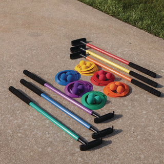 Champion Sports Mini Golf Set, 12 Balls/6 Putters/18 Rings/3 Target Holes (CSIMGSET)