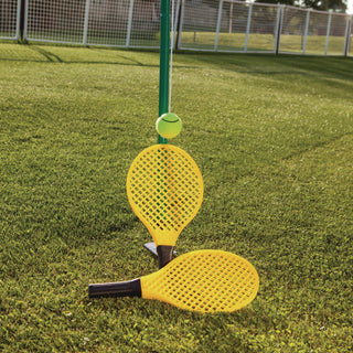 Champion Sports Tether Tennis Game Set, Two Paddles, Two Tennis Balls (CSITTGAME)