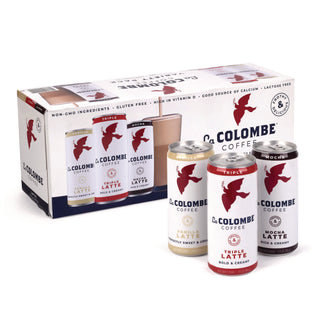 La Colombe® Draft Latte Cold Brew, Assorted Flavors, 9 oz Can, 12/Carton (GRR22002272)