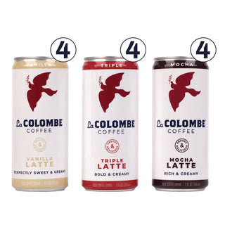 La Colombe® Draft Latte Cold Brew, Assorted Flavors, 9 oz Can, 12/Carton (GRR22002272)