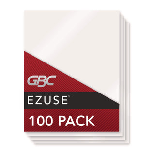 GBC® EZUse Thermal Laminating Pouches, 3 mil, 9" x 11.5", Gloss Clear, 100/Box (GBC3200715)