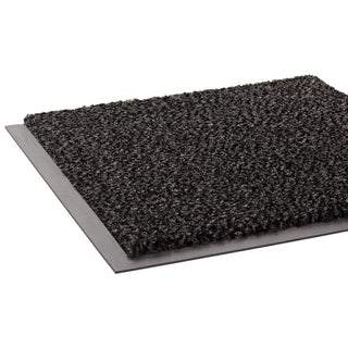 Crown Dust-Star Microfiber Wiper Mat, 36 x 120, Charcoal (CWNDS0310CH)