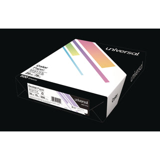 Universal® Deluxe Colored Paper, 20 lb Bond Weight, 8.5 x 11, Orchid, 500/Ream (UNV11212)