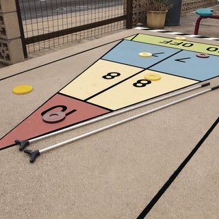 Champion Sports Shuffleboard Set, 4 Cues, 8 Pucks (CSISBA10)