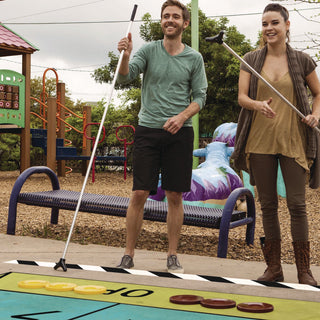 Champion Sports Shuffleboard Set, 4 Cues, 8 Pucks (CSISBA10)