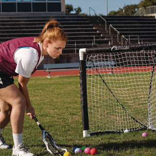 Champion Sports Mini Lacrosse Goal, 3 ft x 3 ft, 1.5" dia Frame (CSIMLG)