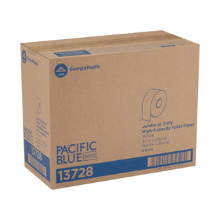 Georgia Pacific® Professional Jumbo Jr. Bath Tissue Roll, 9" diameter, 1000ft, 8 Rolls/Carton (GPC13728)