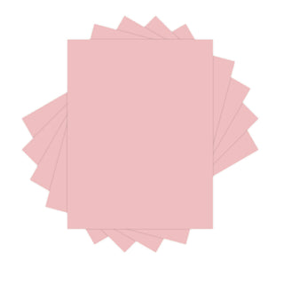 Universal® Deluxe Colored Paper, 20 lb Bond Weight, 8.5 x 11, Pink, 500/Ream (UNV11204)