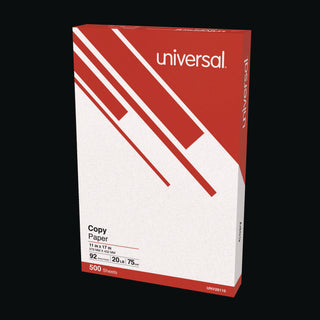 Universal® Copy Paper, 92 Bright, 20 lb Bond Weight, 11 x 17, White, 500 Sheets/Ream, 5 Reams/Carton (UNV28110)