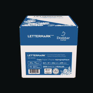 Lettermark™ Custom Cut-Sheet Copy Paper, 92 Bright, Micro-Perforated Every 3.66", 24lb, 8.5 x 11, White, 500/Ream (DMR8835)