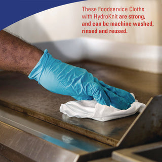 WypAll® X50 Foodservice Towels, 1/4 Fold, 23.5 x 12.5, White, 200/Carton (KCC06053)