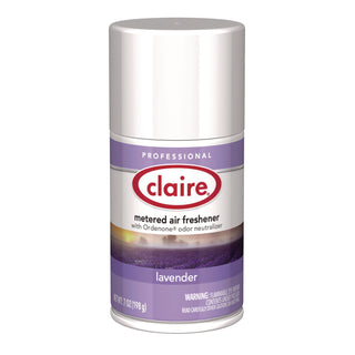 Claire® Metered Air Freshener, Lavender, 11 oz Aerosol Spray, 12/Carton (CGC115)