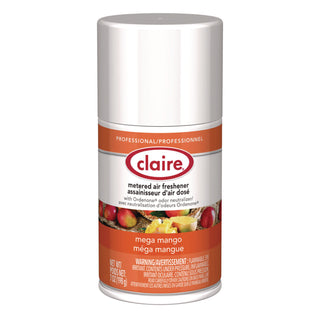 Claire® Metered Air Freshener, Mango, 11 oz Aerosol Spray, 12/Carton (CGC116)