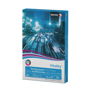 Xerox® Copy Paper, 20 lb., 11" x 17", 92 GE/102 ISO 500 Sh/RM, White (XER3R03761)