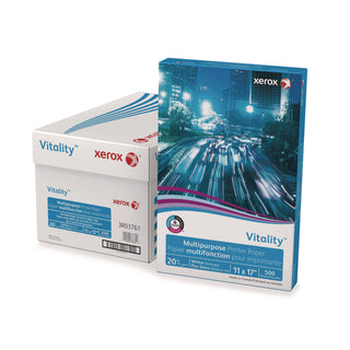 Xerox® Copy Paper, 20 lb., 11" x 17", 92 GE/102 ISO 500 Sh/RM, White (XER3R03761)